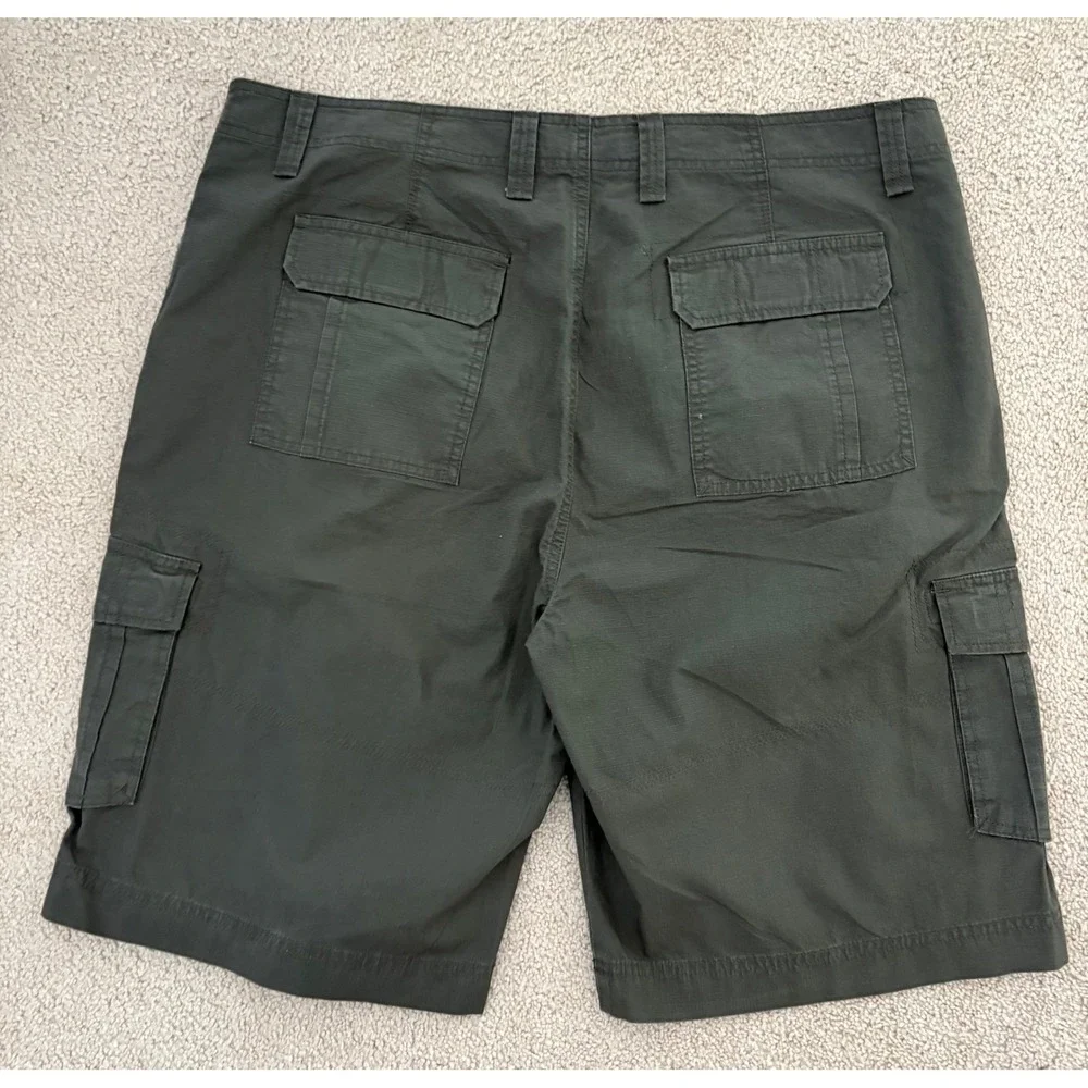 NWT Bundle - Alpine Design Men Shorts Size 40 Green Tan Cargo Chino Media Pocket